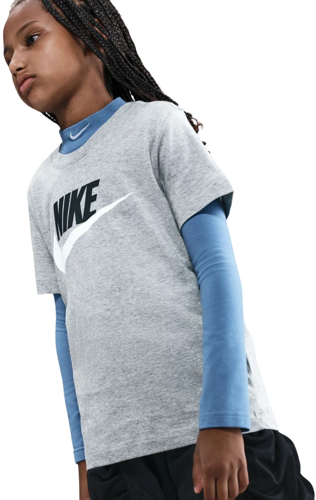 Marškinėliai vaikams Nike Sportswear pilka FZ5178 064 (XL)
