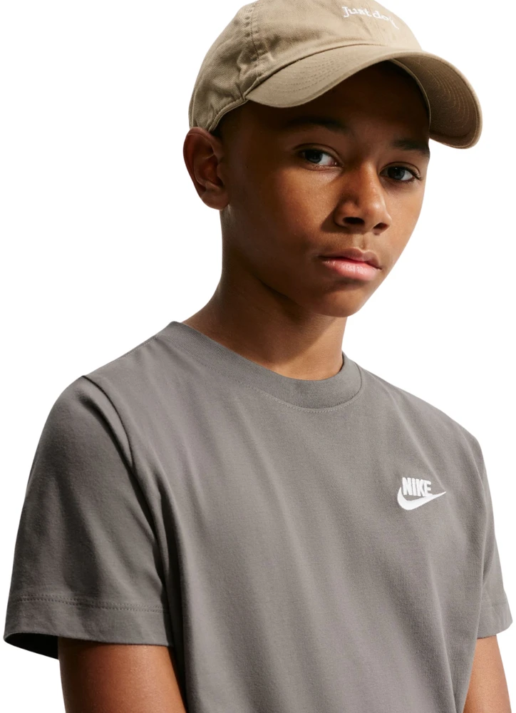 Marškinėliai vaikams Nike Sportswear pilka FZ5177 289 (S)