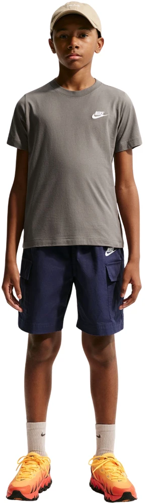 Marškinėliai vaikams Nike Sportswear pilka FZ5177 289 (S)