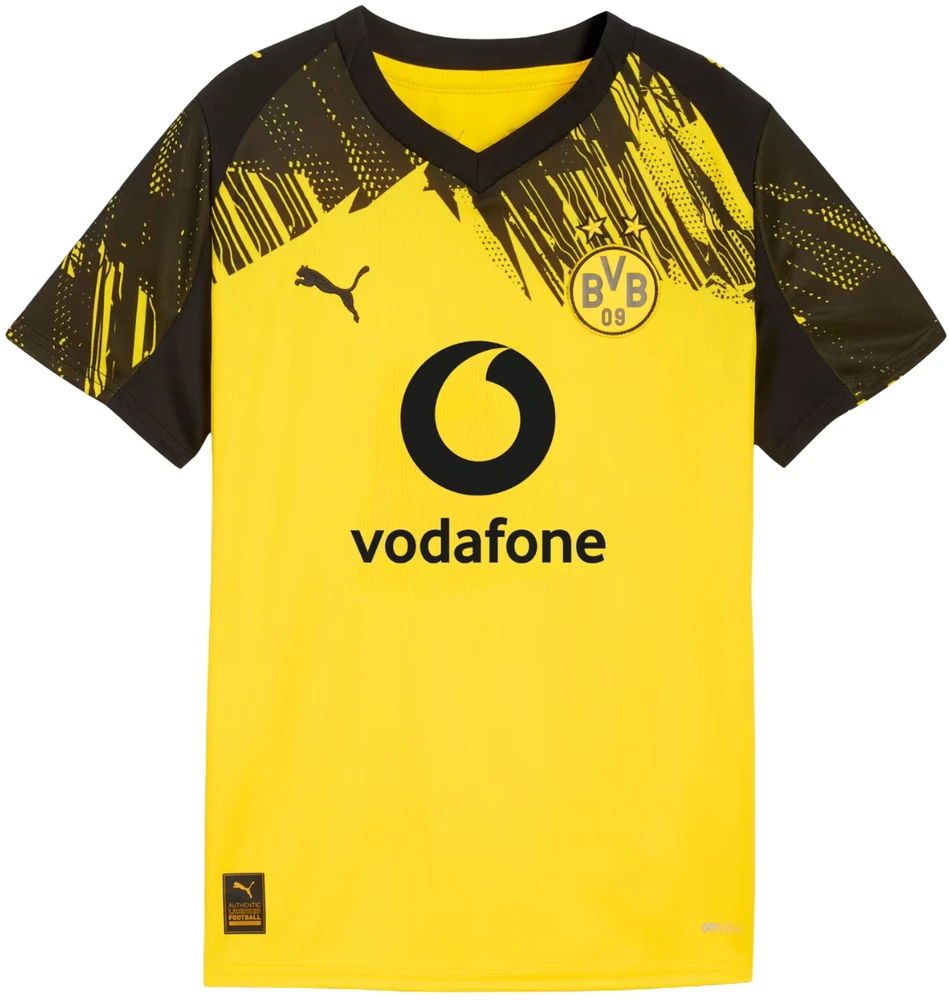 Marškinėliai vaikams Puma BVB Home Jersey Replica Faster geltona 780094 01 (128cm)