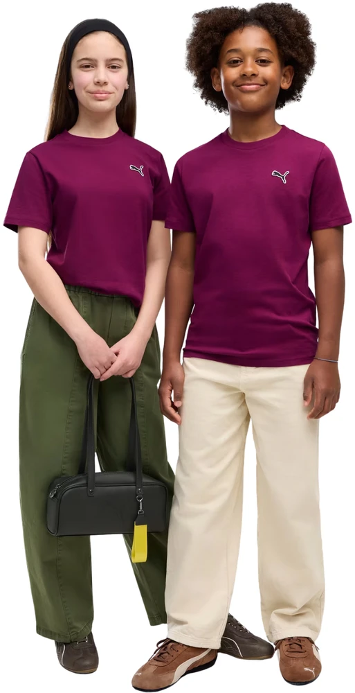 Marškinėliai vaikams Puma Cls Badge Cat Tee violetinė 694700 41 (152cm)