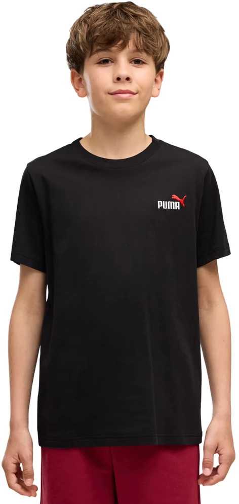 Marškinėliai vaikams Puma Ess 2 Color Small No.1 Logo Tee juoda 685779 71 (140cm)