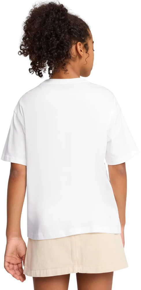 Marškinėliai vaikams Puma Ess Centered Cat Logo Boxy Tee balta 685131 02 (128cm)