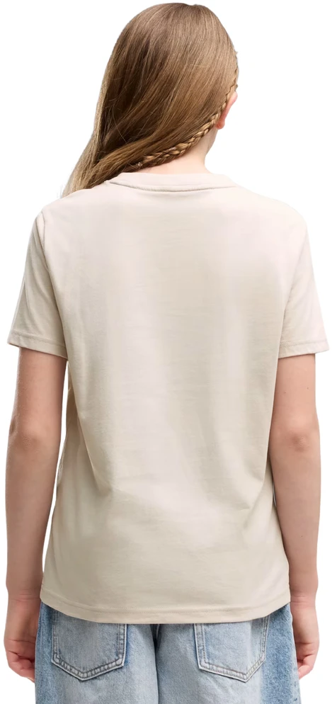 Marškinėliai vaikams Puma ESS Centered Cat Logo Tee smėlio sp. 692972 82 (116cm)