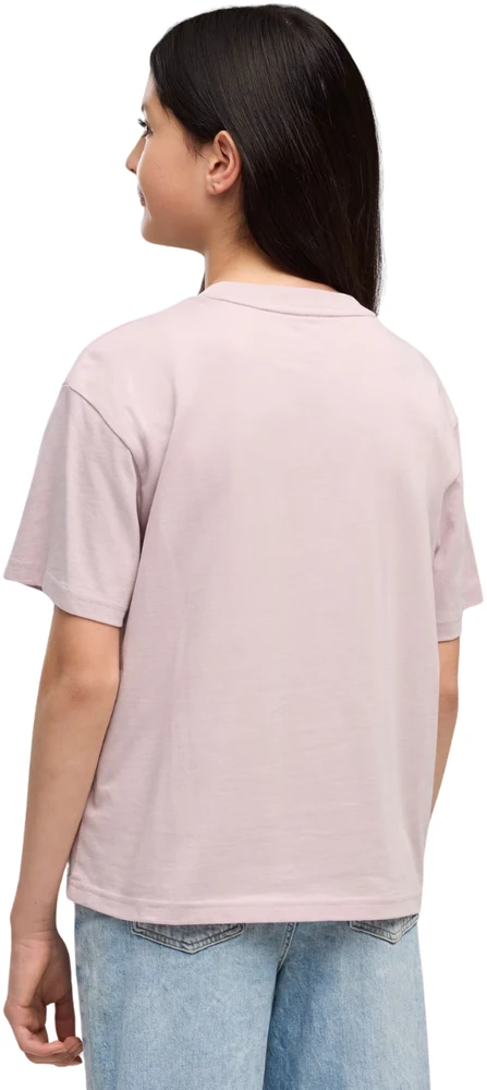 Marškinėliai vaikams Puma Ess Centered Cat Logo Boxy Tee rožinė 685131 49 (152cm)