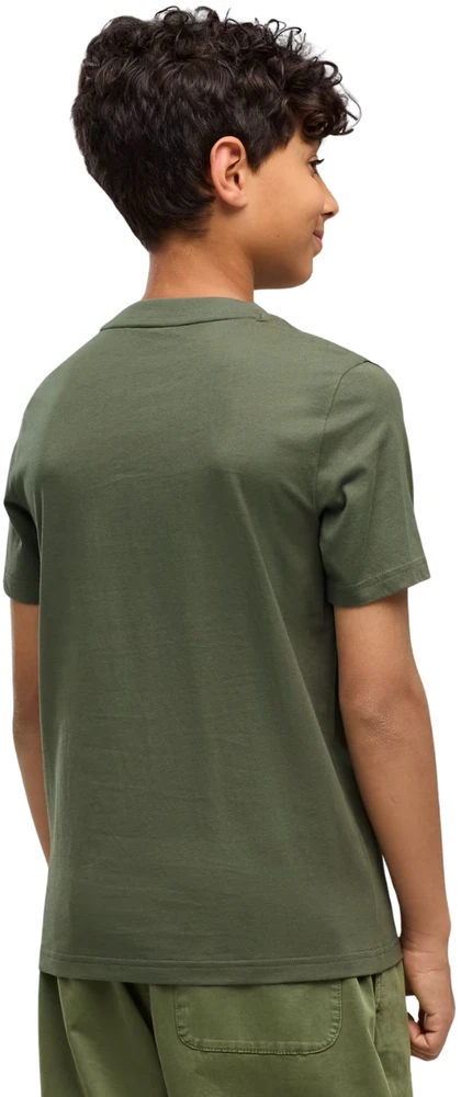 Marškinėliai vaikams Puma ESS Small No.1 Logo Centered Tee khaki 692975 86 (128cm)