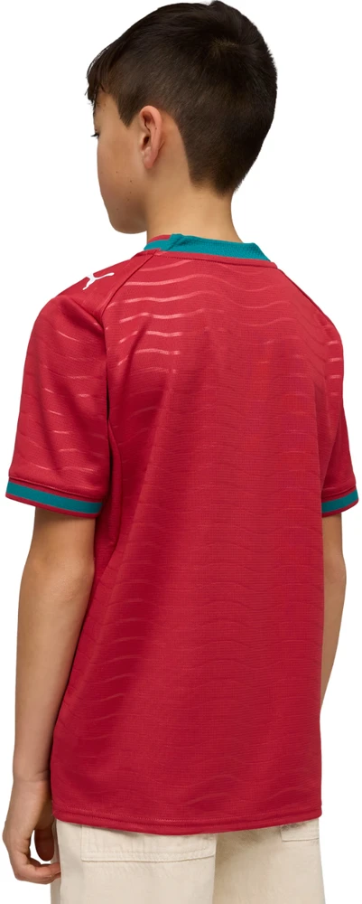 Marškinėliai vaikams Puma FPF Portugal Home Jersey Replica Club raudona 783281 01 (164cm)