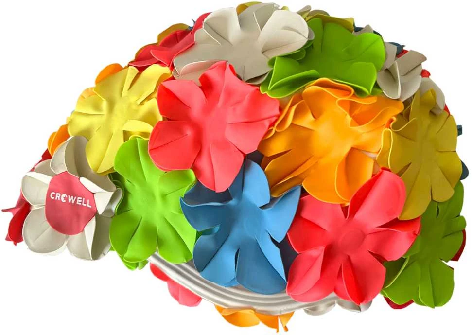 Maudymosi kepuraitė Crowell Flowers Gėlių spalva sl.6