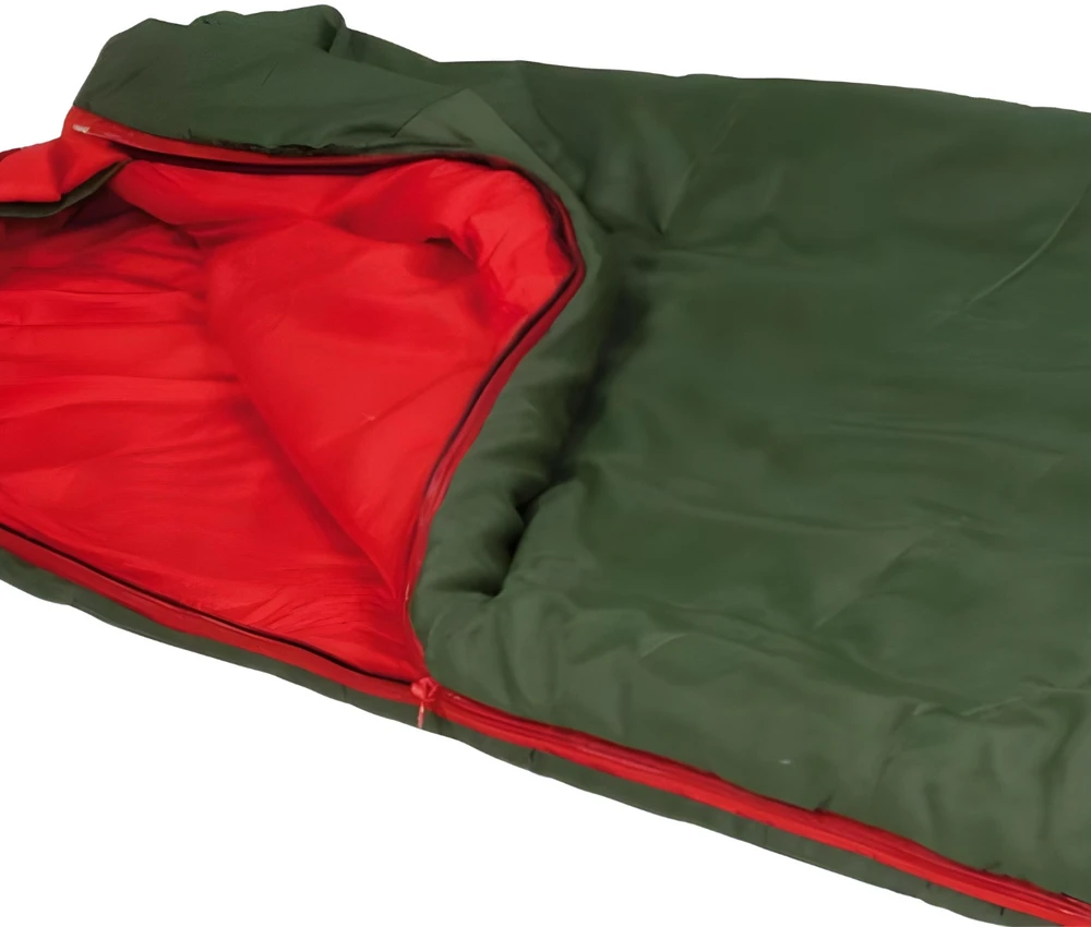 High Peak mummy sleeping bag Pak 600 ECO (dark žalias/red)