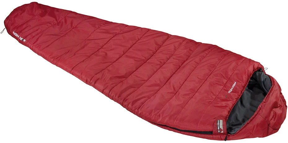 High Peak Redwood 3 miegmaišis 220x80x50 cm burgundiškai pilkas (23085)