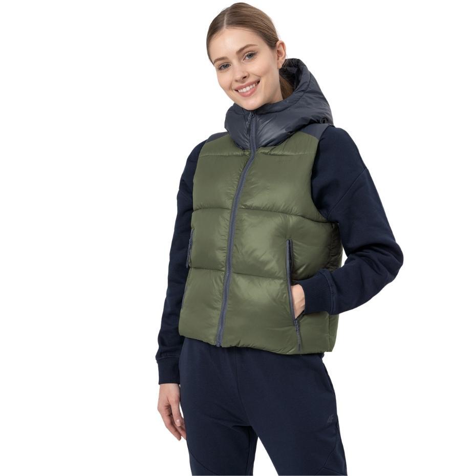Kamizelka damska 4F khaki H4Z22 KUDP004 43S M