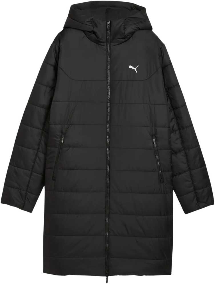 Puma ESS moteriška kimšta parka su gobtuvu, juoda 685232 01