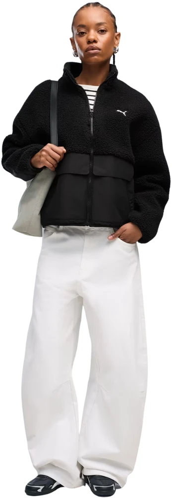 Moteriška striukė Puma Re:Fibre Sherpa juoda 694567 01 (L)