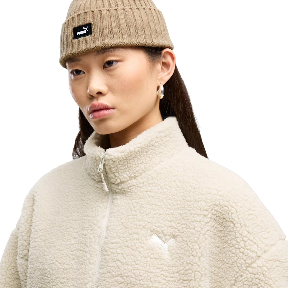Moteriška striukė Puma Re:Fibre Sherpa kreminė 694567 87 (M)