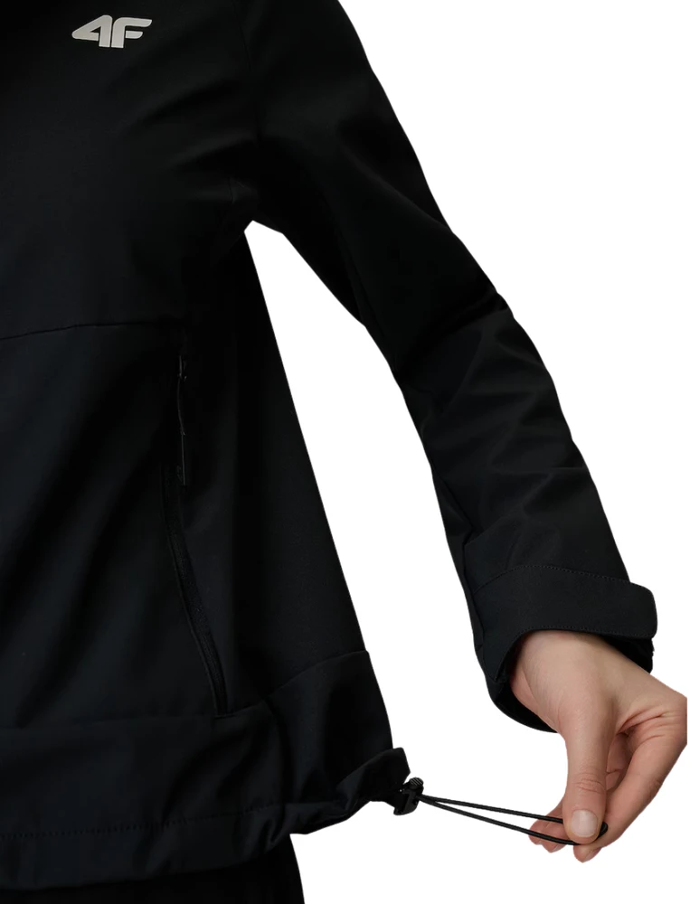 Moteriška striukė softshell 4F F546 tamsiai juoda 4FWSS26TSOFF546 20S (2XL)
