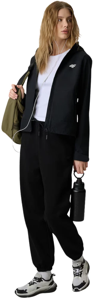 Moteriška striukė softshell 4F F546 tamsiai juoda 4FWSS26TSOFF546 20S (2XL)