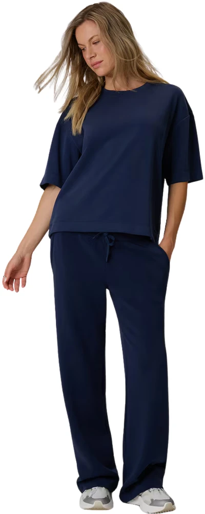 Moteriški marškinėliai 4F F3489 tamsiai mėlyna 4FWAW26TTSHF3489 31S (2XL)