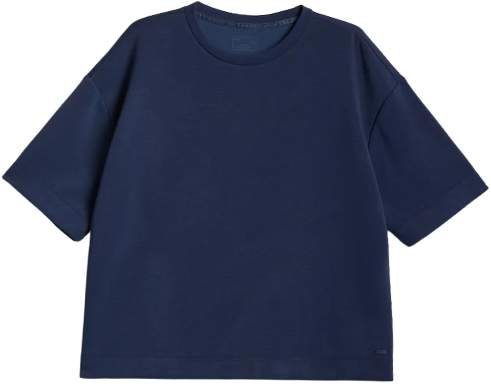 Moteriški marškinėliai 4F F3489 tamsiai mėlyna 4FWAW26TTSHF3489 31S (2XL)