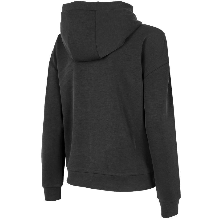 Bluza damska 4F tamsiai juoda H4Z22 BLD041 20S (L)