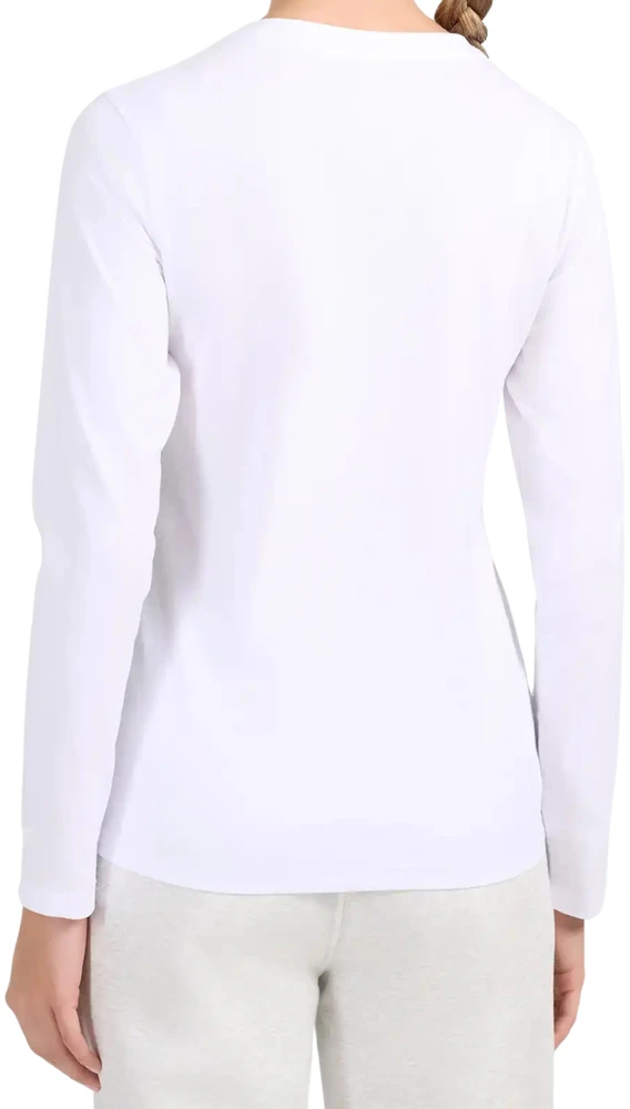 Moteriški marškinėliai 4F longsleeve F639 balta 4FWMM00TLONF639 10S (3XL)