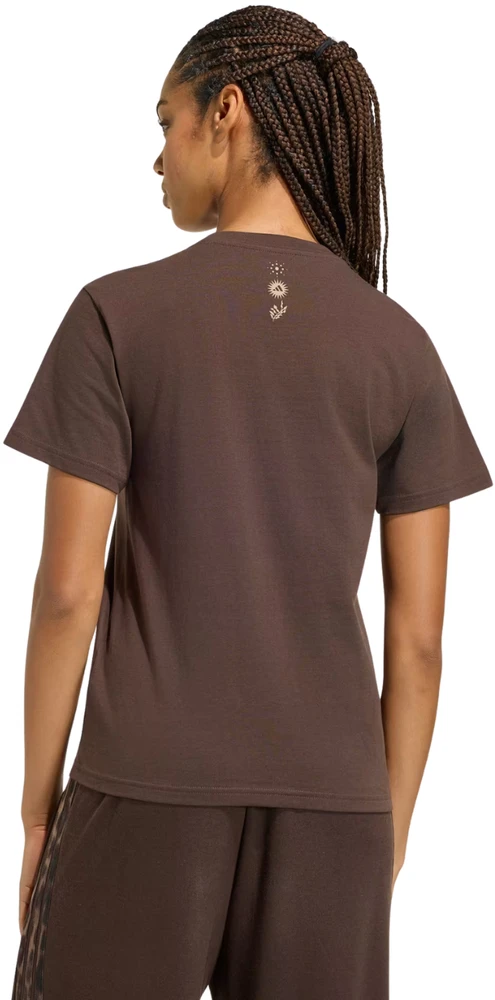 Moteriški marškinėliai adidas Animal Graphic ruda KT2676 (L)