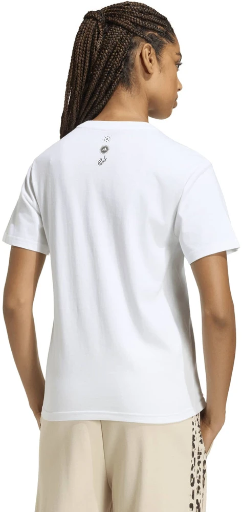 Moteriški marškinėliai adidas Animal Graphic balta KT9719 (M)