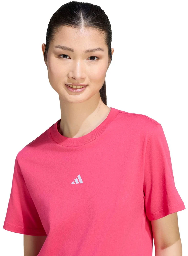 Moteriški marškinėliai adidas Essentials Small Logo rožinė KF8395 (XL)