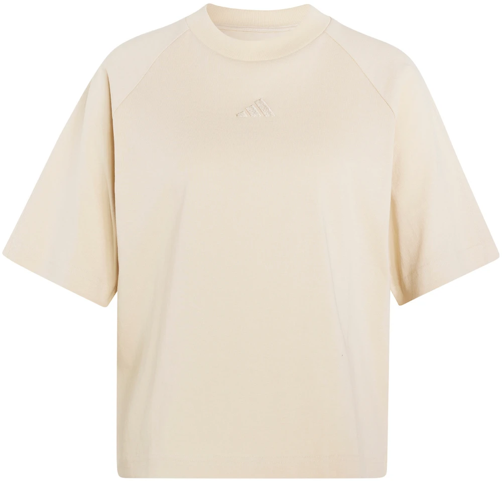 Moteriški marškinėliai adidas Kit Small Logo kreminė KT0302 (M)