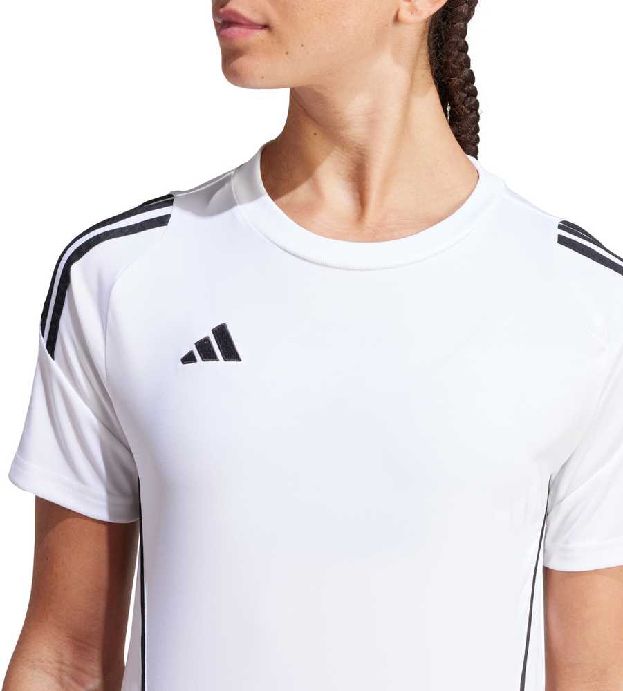 Moteriški marškinėliai adidas Tiro 24 Jersey balta ir-juoda IS1024 (L)