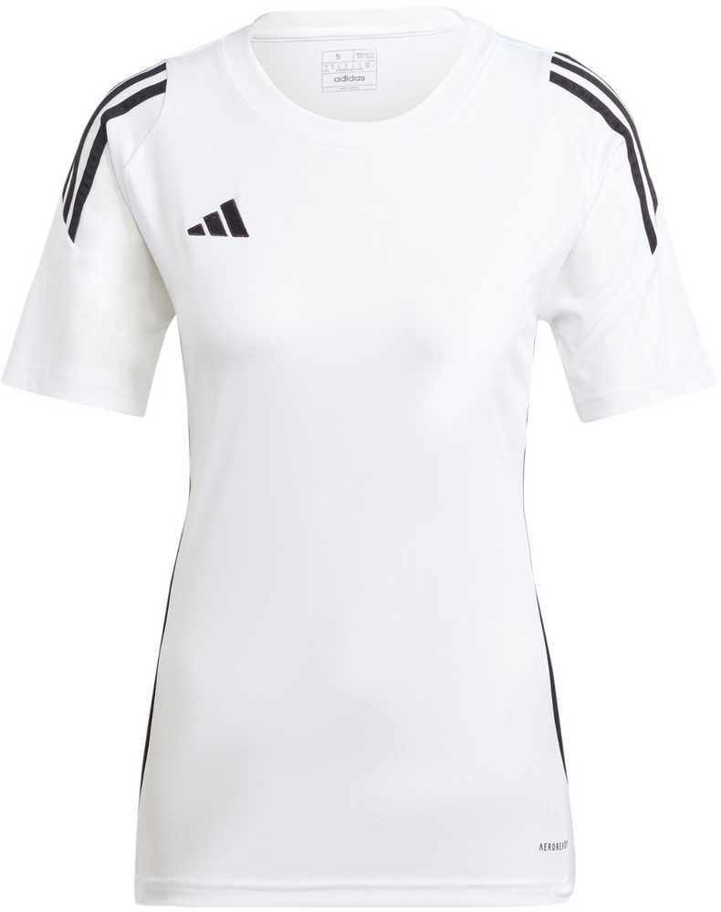 Moteriški marškinėliai adidas Tiro 24 Jersey balta ir-juoda IS1024 (L)