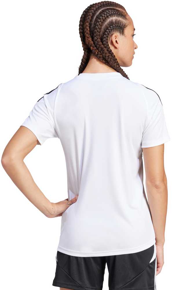 Moteriški marškinėliai adidas Tiro 24 Jersey balta ir-juoda IS1024 (L)