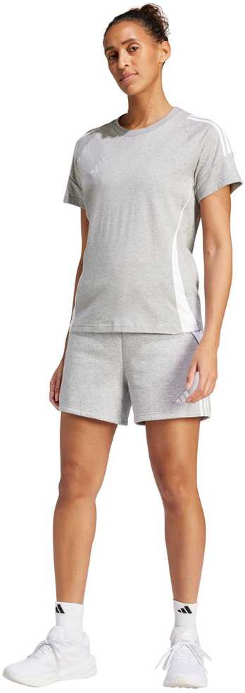 Moteriški marškinėliai adidas Tiro 24 Sweat Tee pilka IR9355 (L)