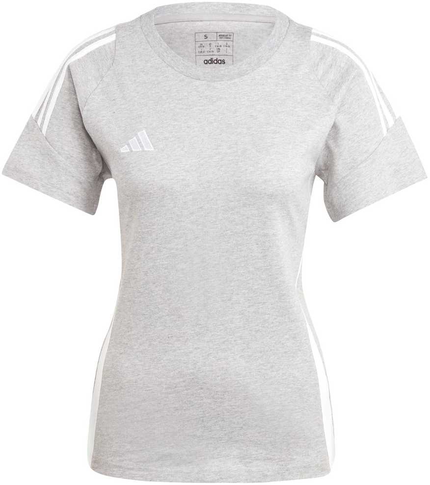 Moteriški marškinėliai adidas Tiro 24 Sweat Tee pilka IR9355 (L)