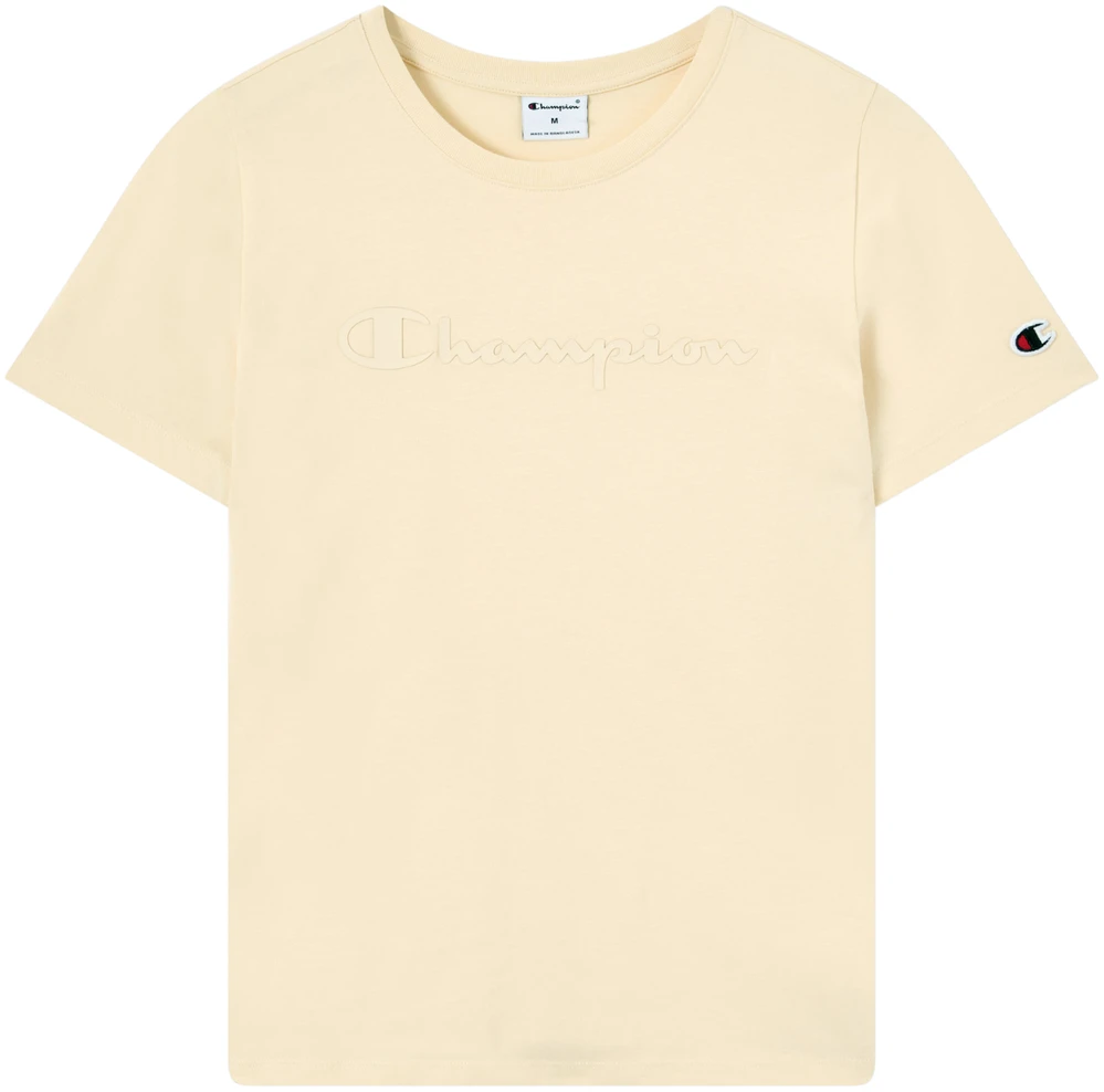 Moteriški marškinėliai Champion Short Sleeve geltona 119125 YS175 (XS)
