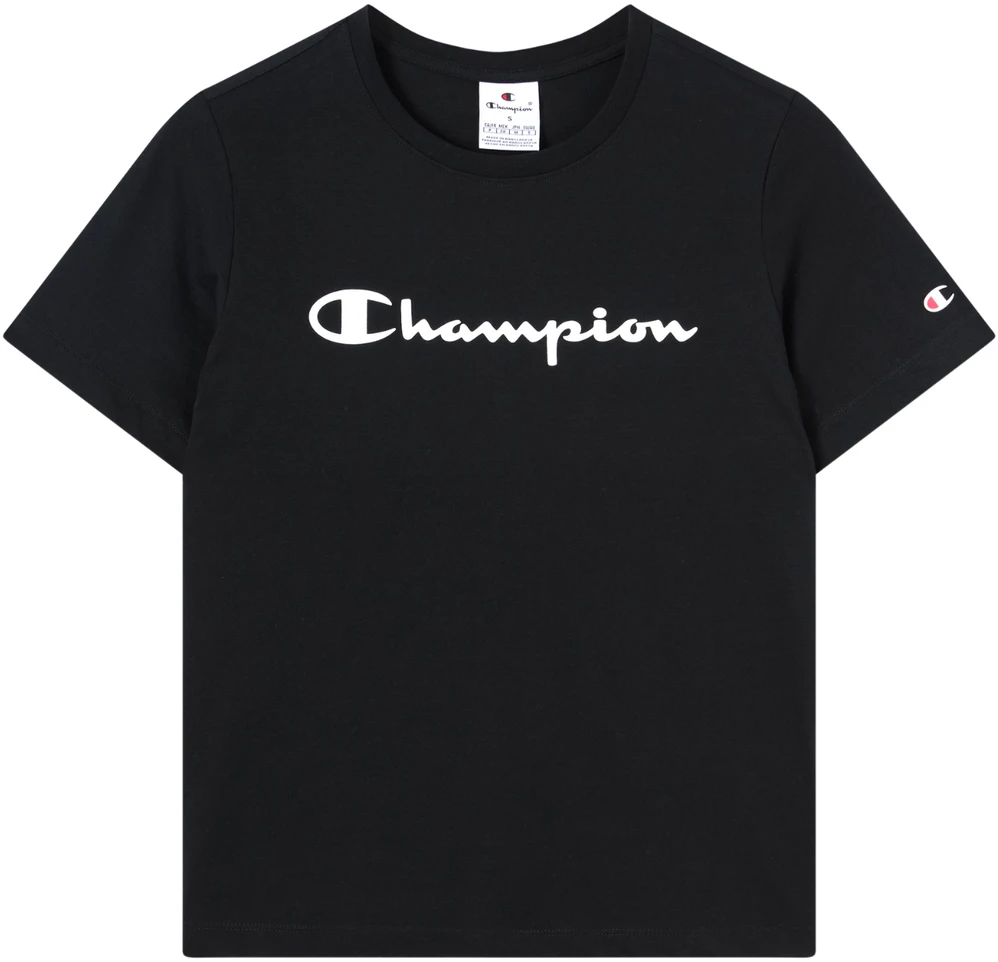 Moteriški marškinėliai Champion Short Sleeve juoda 118428 KK001 (XL)