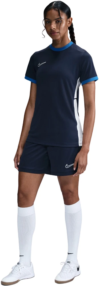 Moteriški marškinėliai Nike Dri-Fit Academy 25 SS tamsiai mėlyna FZ9756 410 (L)