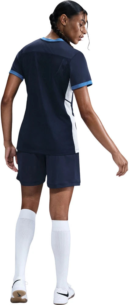 Moteriški marškinėliai Nike Dri-Fit Academy 25 SS tamsiai mėlyna FZ9756 410 (L)