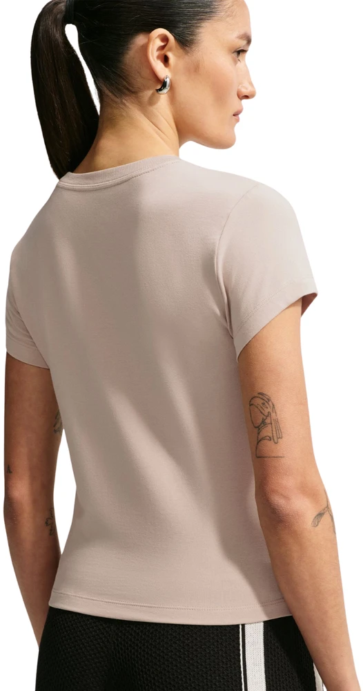 Moteriški marškinėliai Nike Sportswear Chill Knit kreminė FV5508 236 (S)