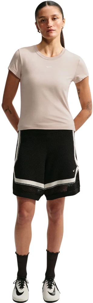 Moteriški marškinėliai Nike Sportswear Chill Knit kreminė FV5508 236 (S)