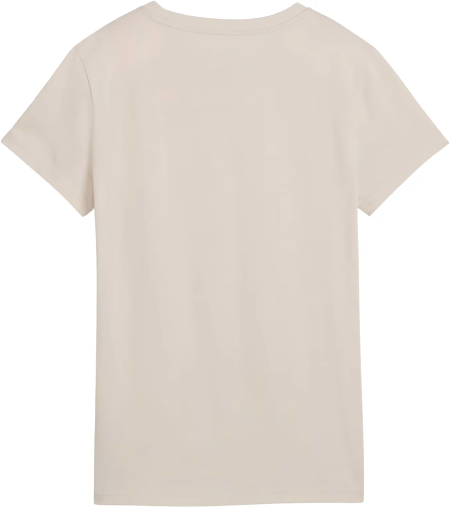 Moteriški marškinėliai Puma Ess Centered Cat Logo Tee jasnobeżowa 692916 82 (XL)