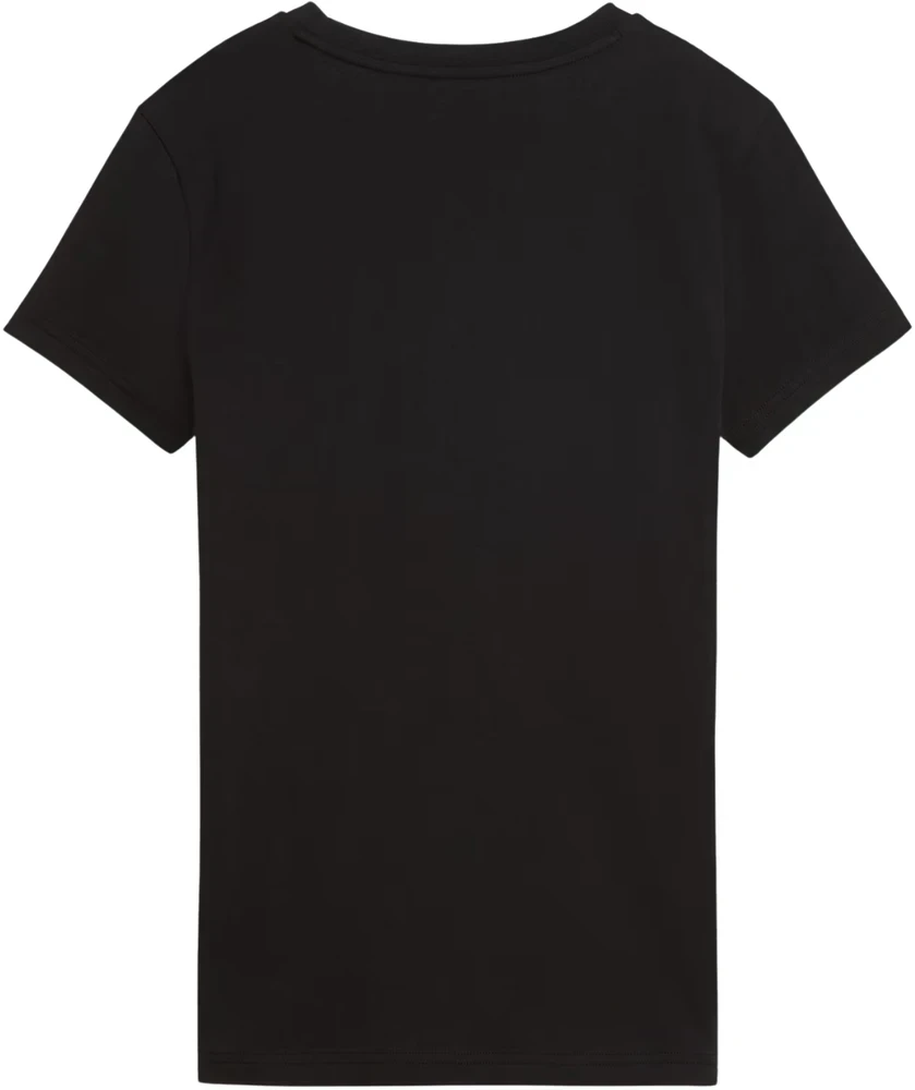 Moteriški marškinėliai Puma Ess Centered Cat Logo Tee juoda 692916 01 (M)