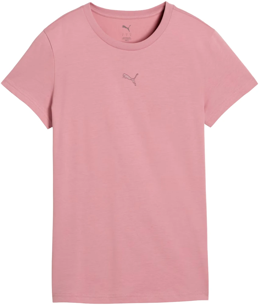Moteriški marškinėliai Puma Ess Centered Cat Logo Tee rožinė 692916 48 (L)