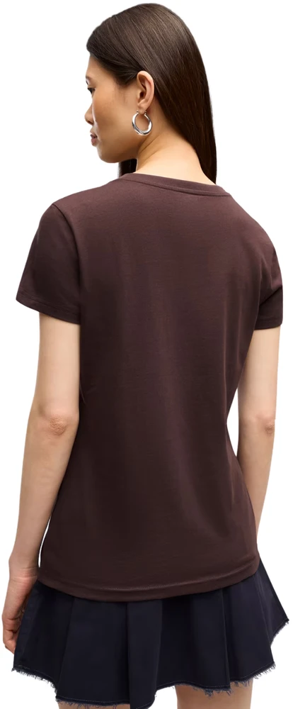 Moteriški marškinėliai Puma ESS Small No.1 Logo Tee(s) ciemnobrązowa 682373 33 (L)