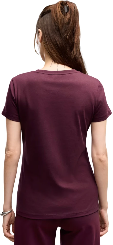 Moteriški marškinėliai Puma ESS Small No.1 Logo Tee(s) bordo spalvos 682373 24 (XL)