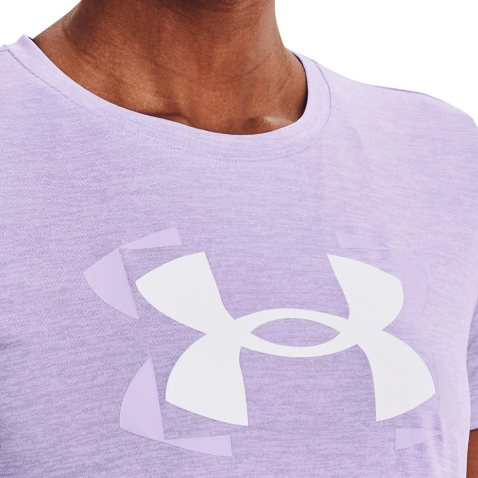 Under Armour Marškinėliai moterims Under Armor Tech Twist Graphic SSC W 1366 125 532, violetiniai