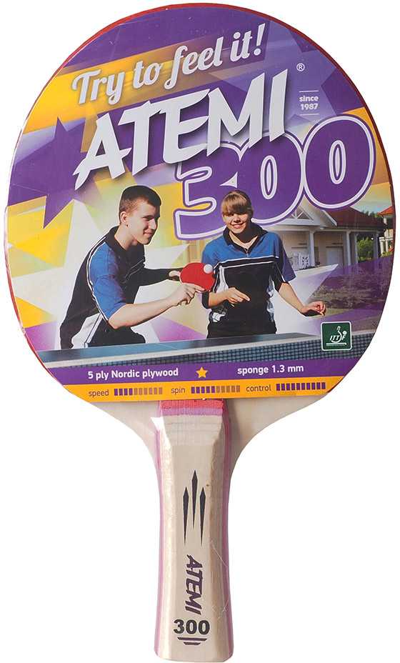 Nauja Atemi 300 įgaubta stalo teniso raketė