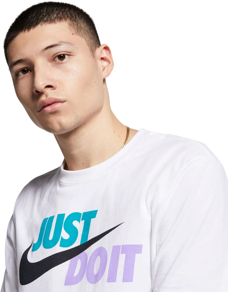 Nike Vyriški marškinėliai Tee Just Do It Swoosh balta AR5006 101 (2XL)