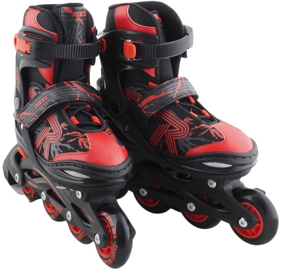 Inline Pačiūžos Roces Jokey 3.0 Boy juoda-raudona 400845 02 (30-33)