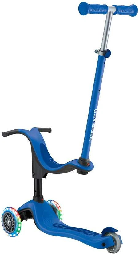 GLOBBER paspirtukas Go Up Sporty Lights, tamsiai mėlynas, 452-600-4 S