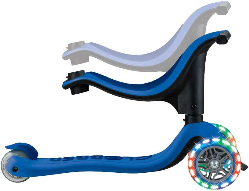 GLOBBER paspirtukas Go Up Sporty Lights, tamsiai mėlynas, 452-600-4 S